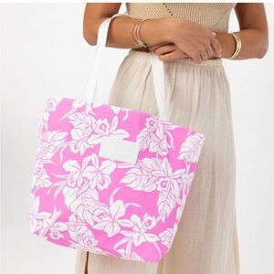 ALOHA Collection Pink Tutu Malibu Reversible Tote (NWT)